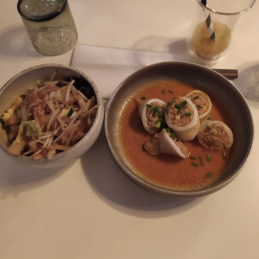 Calamars Farcie Au Port